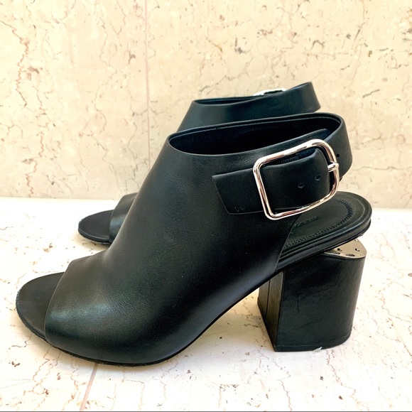 Alexander Wang Cutout Leather Nadia Sandal Heels - Picture 10 of 13